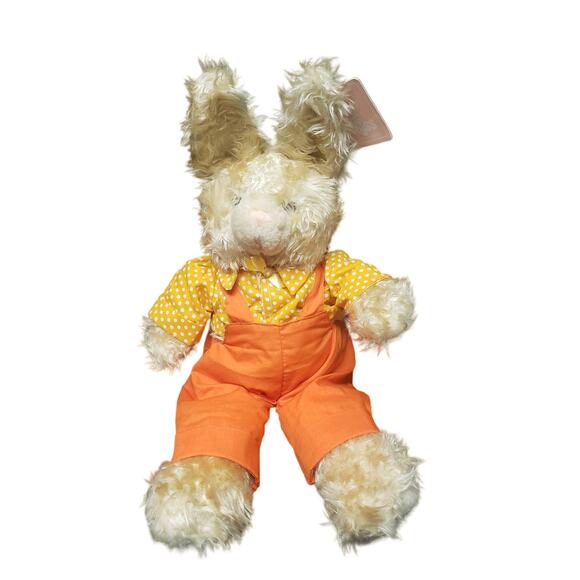 Vintage RUSS Berries Caress Soft Pet Bennett Bunny Rabbit Stuffed Plush Animal - Picture 1 of 11